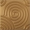 Ekena Millwork 19 5/8in. W x 19 5/8in. H Spiral EnduraWall Decorative 3D Wall Panel Covers 2.67 Sq. Ft. WP20X20SPBGL - alternate 1